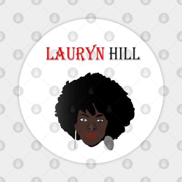 Lauryn hill t-shirt Magnet by stof beauty